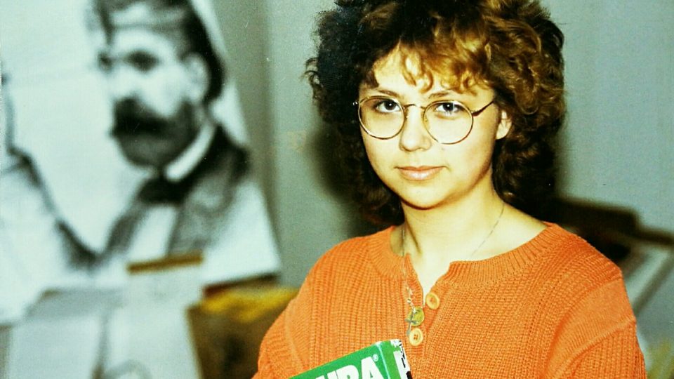 Sandra Schink im Fotolabor